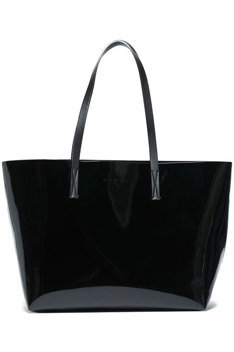 marni patent leather tote bag.